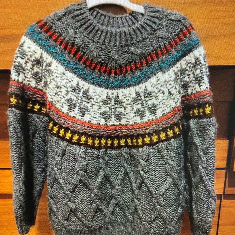 Men's Multicolor Patterned Sweater